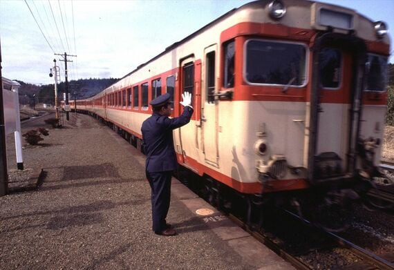 大畑駅 キハ58