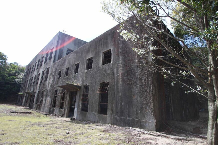 毒ガス貯蔵庫だった場所