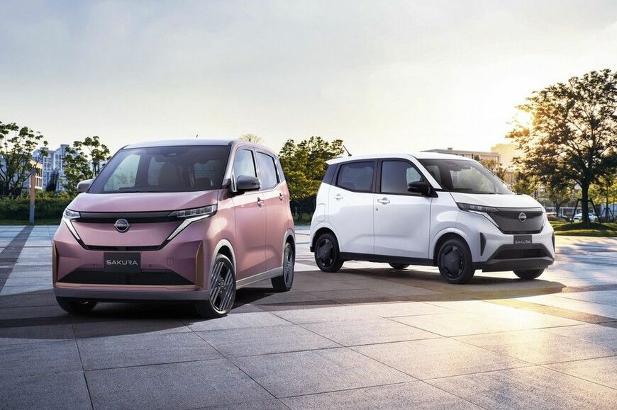 2026年4月にマイナーチェンジを実施しデザインなどが変わったサクラ（写真：日産自動車）
