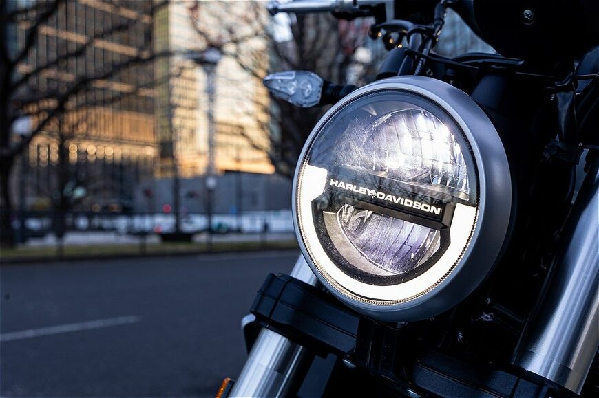 ハーレーダビッドソン新型「X350」のディテール（写真：三木宏章）