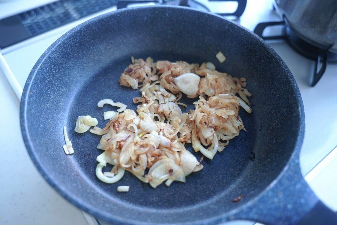 焼き色のついたたまねぎ