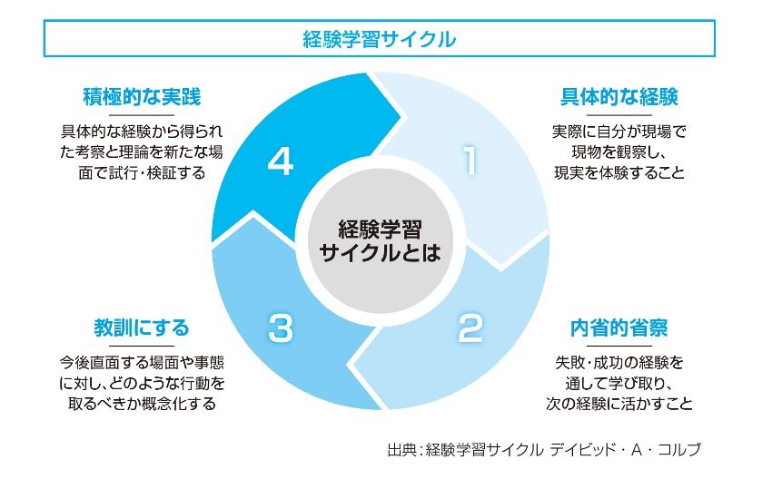 経験学習サイクルの図