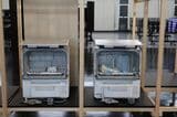 新品と再生品の比較展示（写真：筆者撮影）