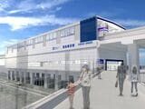 鴻池新田駅（仮称）の外観イメージ。デザインは既存駅のイメージを踏襲する（ 出典：「大阪府ホームページ」大阪モノレール延伸事業）