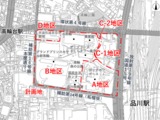 都市計画（素案）の概要での位置図（内閣府公表資料より、一部編集部加工）