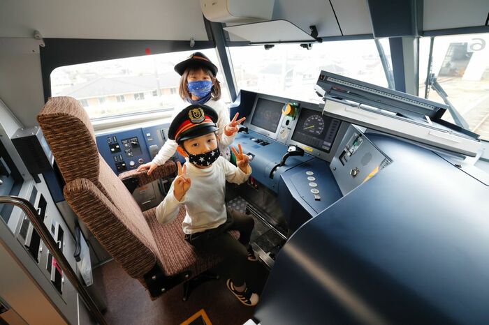 憧れの運転台が！
