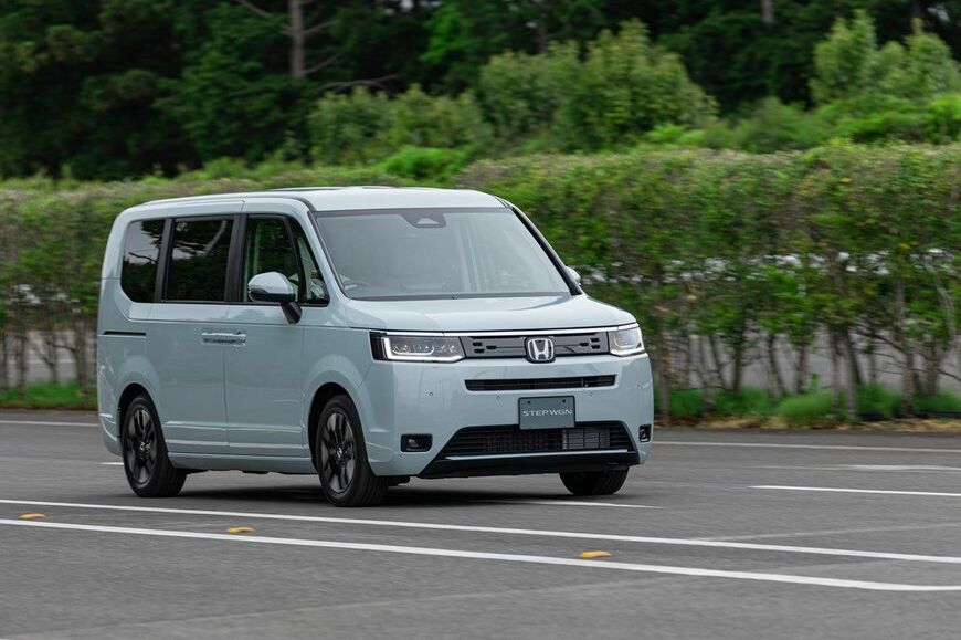 ホンダの新型ステップワゴン（東洋経済オンライン編集部撮影）