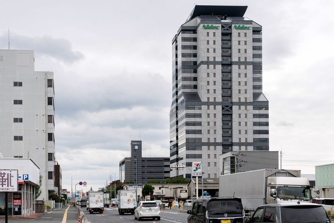 京都市南区のニデック本社ビル（写真：ブルームバーグ）