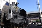 新橋駅のシンボルとなっているSL
