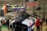 XL750トランザルプの展示車両（筆者撮影）