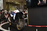 XL750トランザルプの展示車両（筆者撮影）