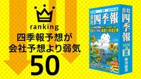 四季報予想が会社予想より弱気50 この銘柄にご用心