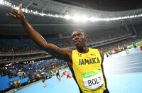 200mでボルト金､3大会連続3冠にあと1つ 400mリレーで勝てば､前人未到の記録へ