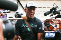 訪朝終えたロッドマン氏､｢いい旅だった｣ 2013年と2014年にも訪朝