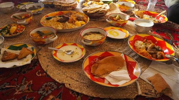 サウジの伝統的な食事
