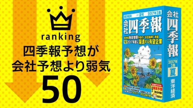 四季報予想が会社予想より弱気50