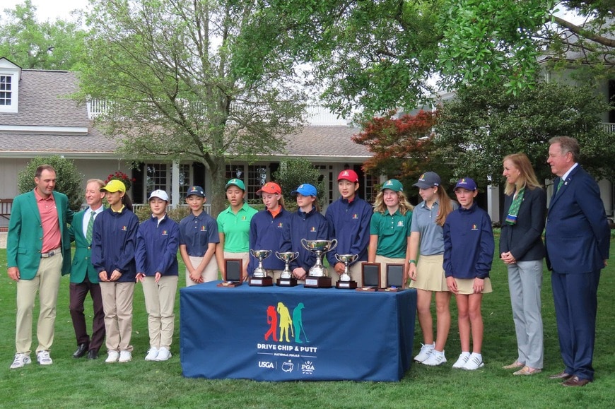 ドライブ・チップ＆パット表彰式（写真：筆者撮影）