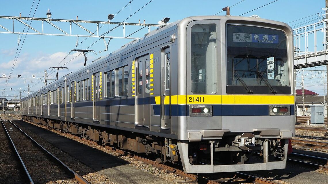 2018年にデビューし、北関東の顔となった東武20400型（記者撮影）