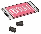 チョコレートに含まれる「カカオポリフェノール」には、抗酸化作用のほか、肥満や高血圧を予防する効果が期待できる。また、ストレスの軽減や血圧を下げる効果があるとされる「GABA」も豊富に含まれている（イラスト『「100年心臓」のつくり方』より）