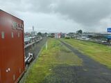 鹿島鉄道石岡駅跡は更地となった（筆者撮影）