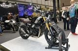 トライアンフ「スクランブラー400X」（筆者撮影）
