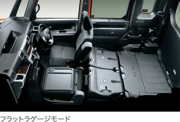 ダイハツ　ウェイク　フラットラゲージモード