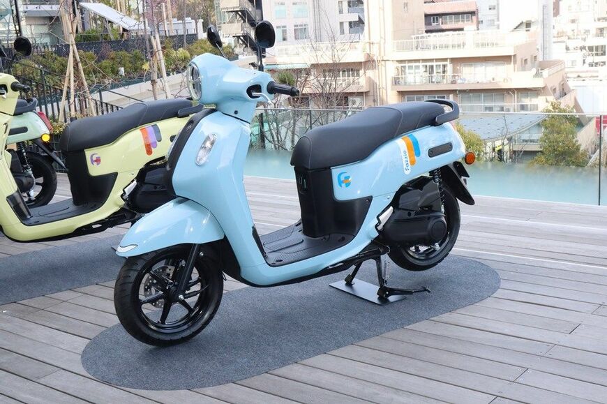 ヤマハの125cc新型スクーター「ファツィオ」（写真：筆者撮影）