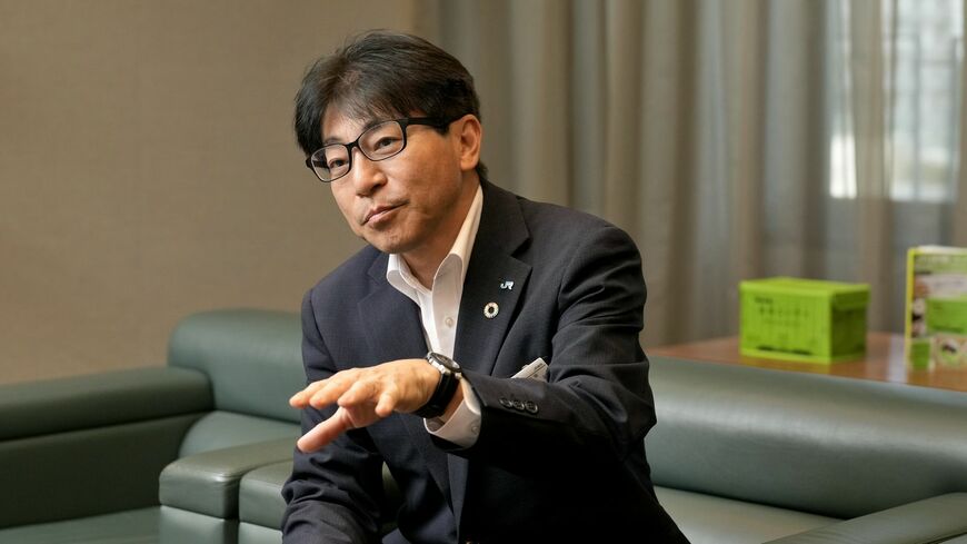 JR貨物執行役員鉄道ロジスティクス本部営業部長の麦谷泰秀氏