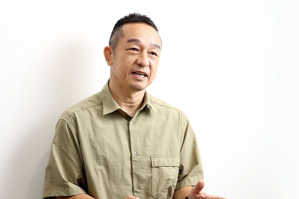 スポーツマリオの取締役営業本部長である菅原孝夫さんの写真