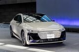 アウディ「A6 e-tron」シリーズおよび発表会の様子（写真：三木 宏章）