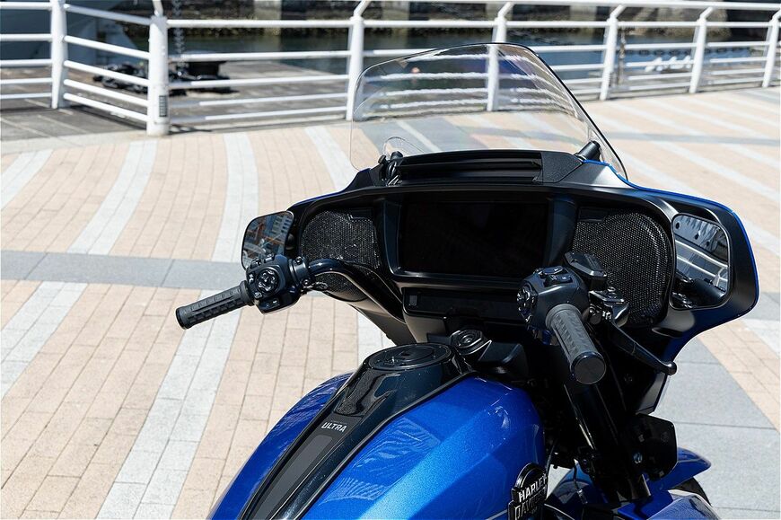 ハーレーダビッドソン「ストリートグライドウルトラ」（写真：三木 宏章）