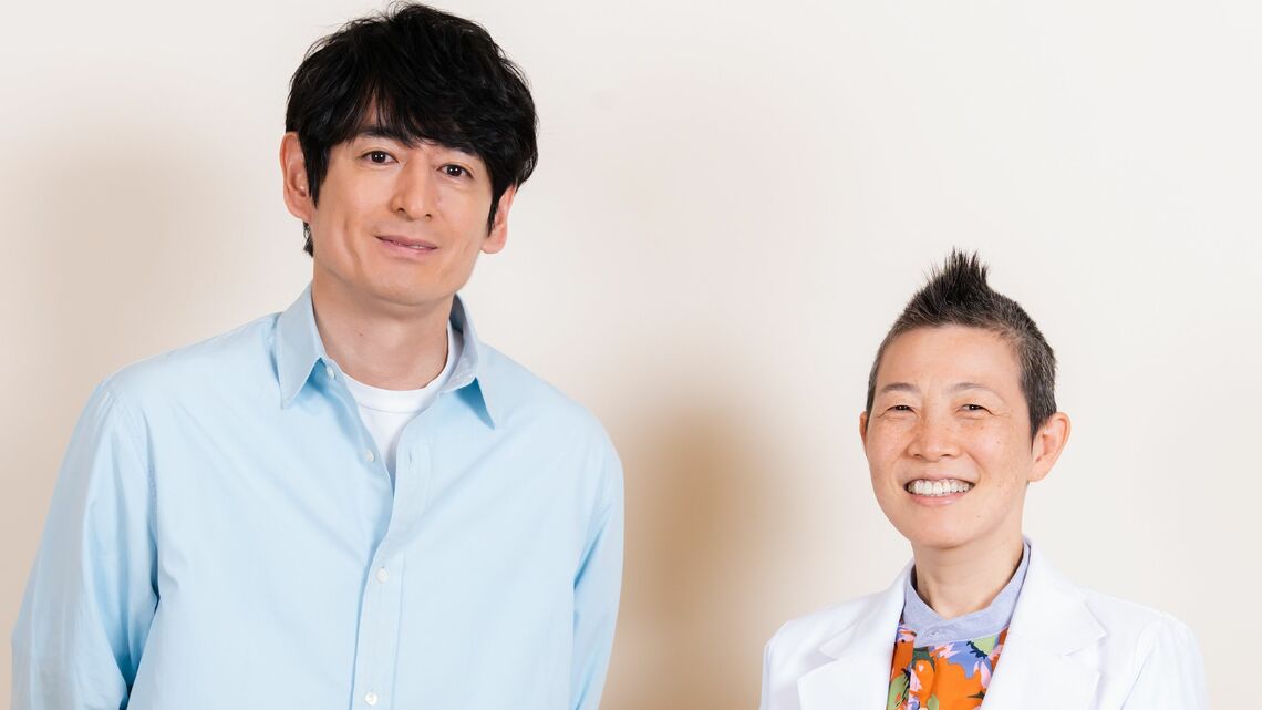 博多大吉さんと高尾美穂さん（写真：宮田浩史）