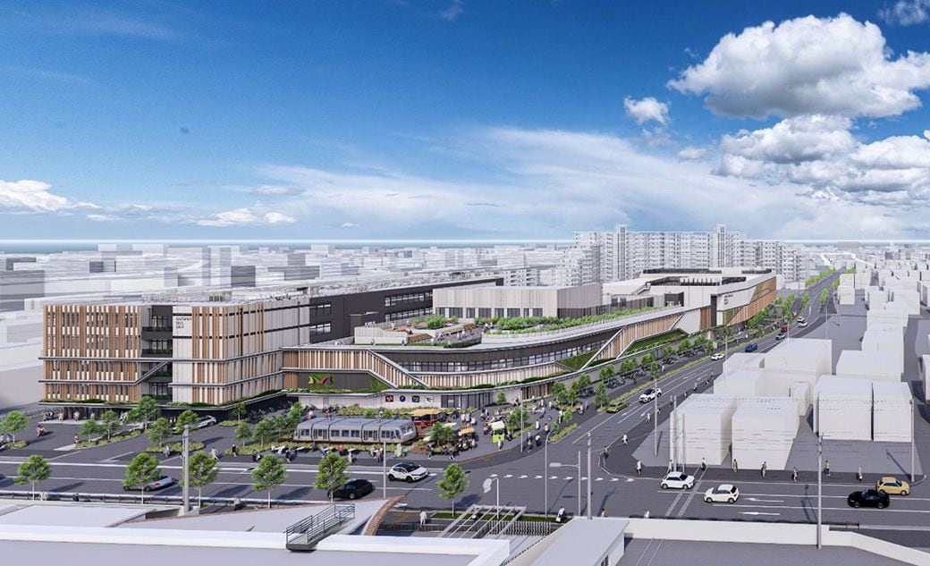 （仮称）桜木PPJ。完成予想図につき、実際とは異なる場合がある（画像／JR東日本）