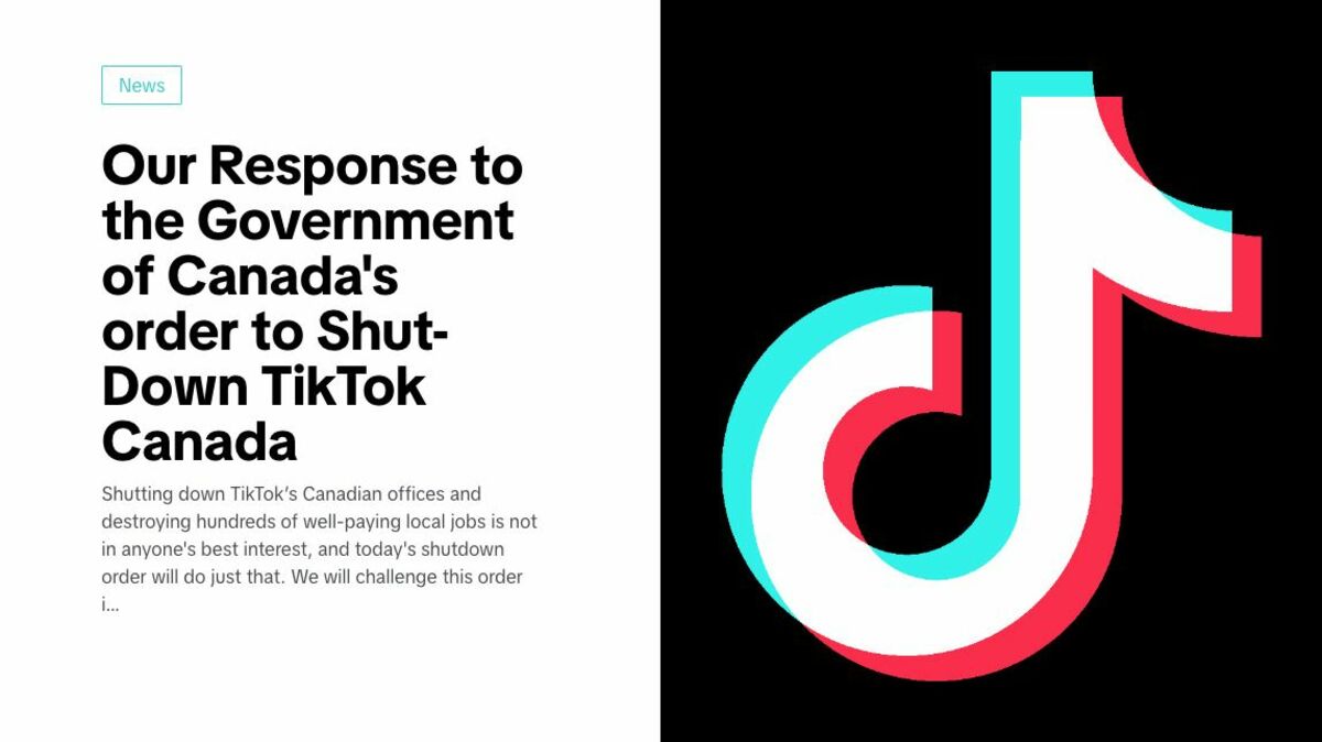 カナダ政府が｢TikTok｣現地法人に事業停止命令 安全保障リスクを明言も､アプリ利用は禁じず | 「財新」中国Biz＆Tech | 東洋経済オンライン