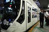 特別貸切電車が出発。地平の広島駅から出発する最後の電車だ（撮影：伊原薫）