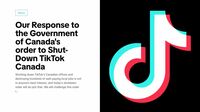 カナダ政府が｢TikTok｣現地法人に事業停止命令