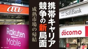 携帯キャリア競争の新局面