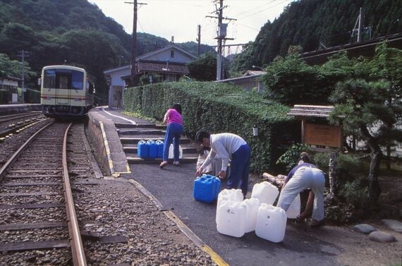 木次線 出雲坂根 延命水