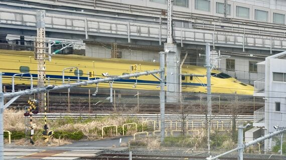 ドクターイエロー 高輪ゲートウェイシティ