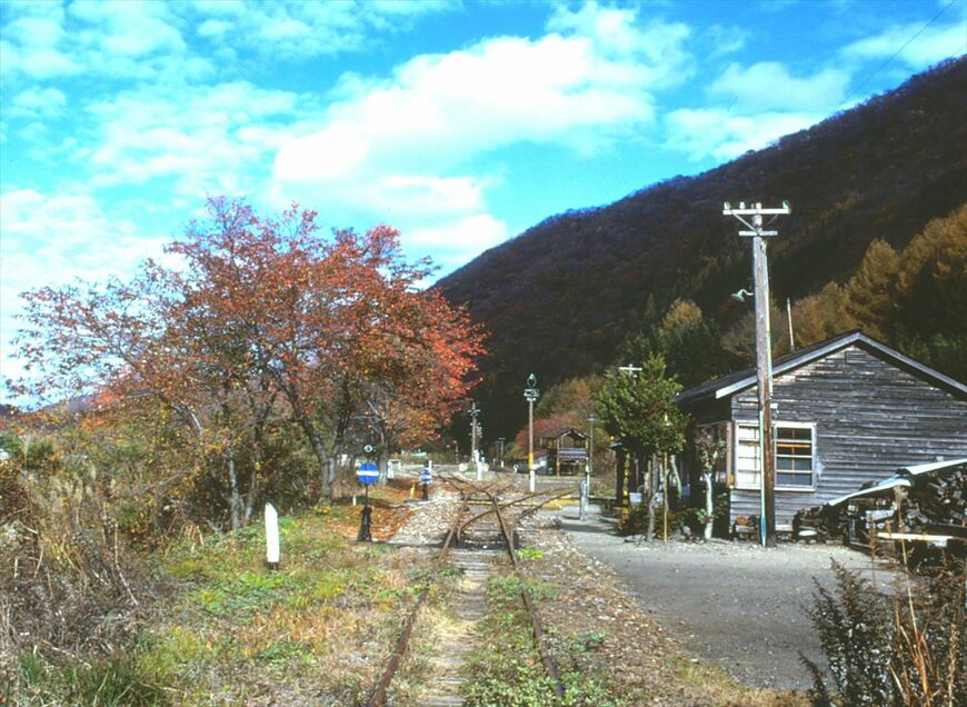 国鉄時代の会津滝ノ原駅（現・会津高原尾瀬口駅）（撮影：南正時）