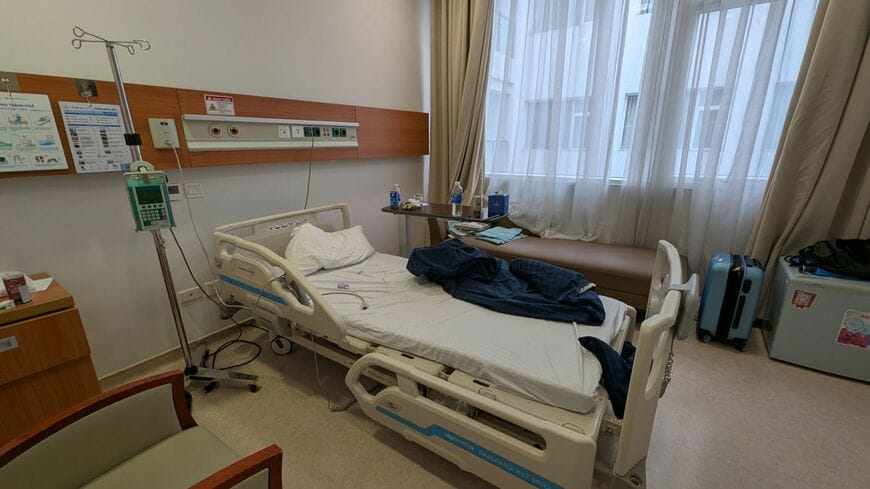 筆者が入院した個室