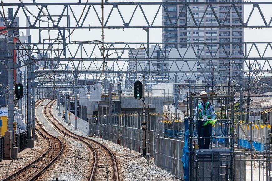 竹ノ塚駅の高架