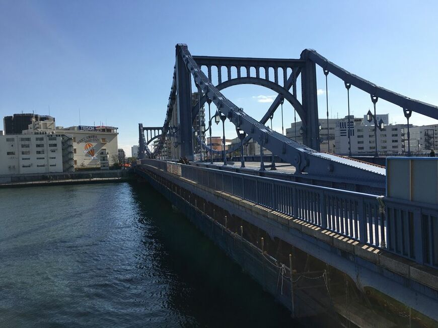 こちらも石神の通勤ルートにある「清洲橋」（筆者撮影）