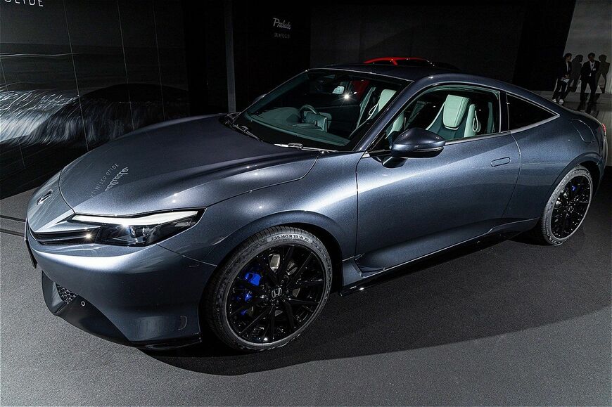 ホンダの新型「プレリュード」（写真：三木 宏章）