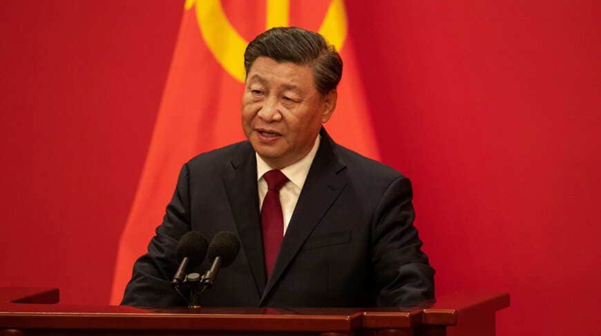 10月に開かれた中国共産党大会の活動報告からは、習近平指導部が国際社会の分断や陣営対立を強く意識していることが伝わった（写真：Bloomberg)