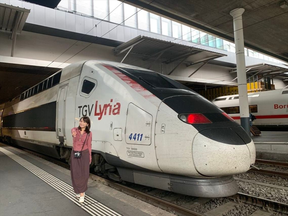 スイスとフランスを結ぶ「TGVリリア」