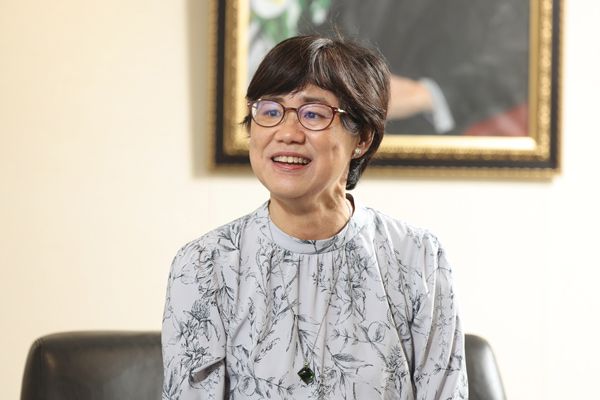 家事は仕事と違って「休む」という概念がないと指摘する阿古氏（撮影：尾形 文繁）