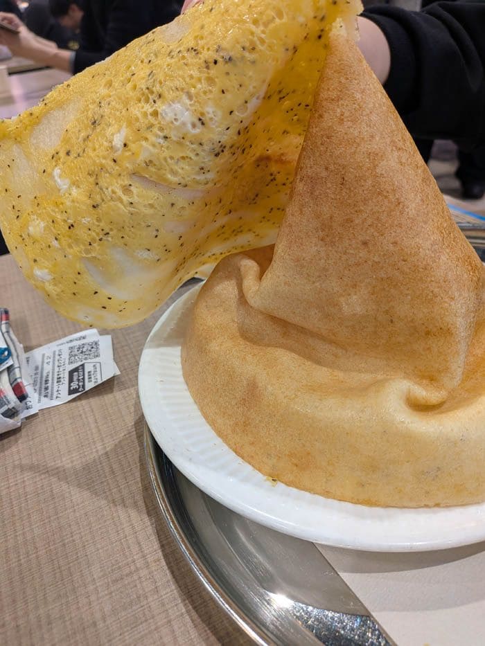 裏側に卵が！（写真：筆者撮影）