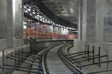 建設中の大阪駅「うめきた」新ホーム＝2022年3月（編集部撮影）
