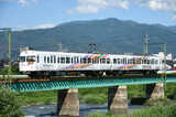 長野県のアルピコ交通上高地線。現在も一部区間で運休が続く＝2021年7月（撮影：伊原薫）
